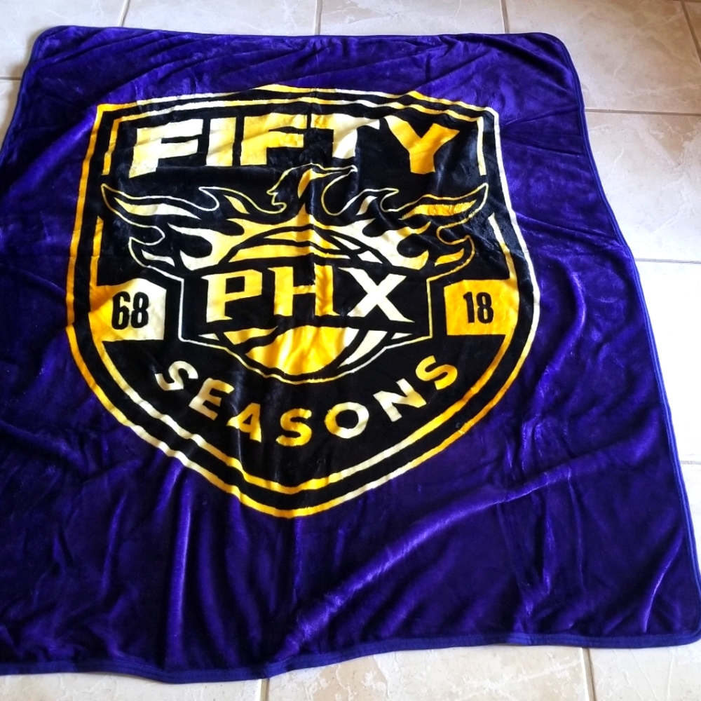 Phoenix Suns 50th season blanket